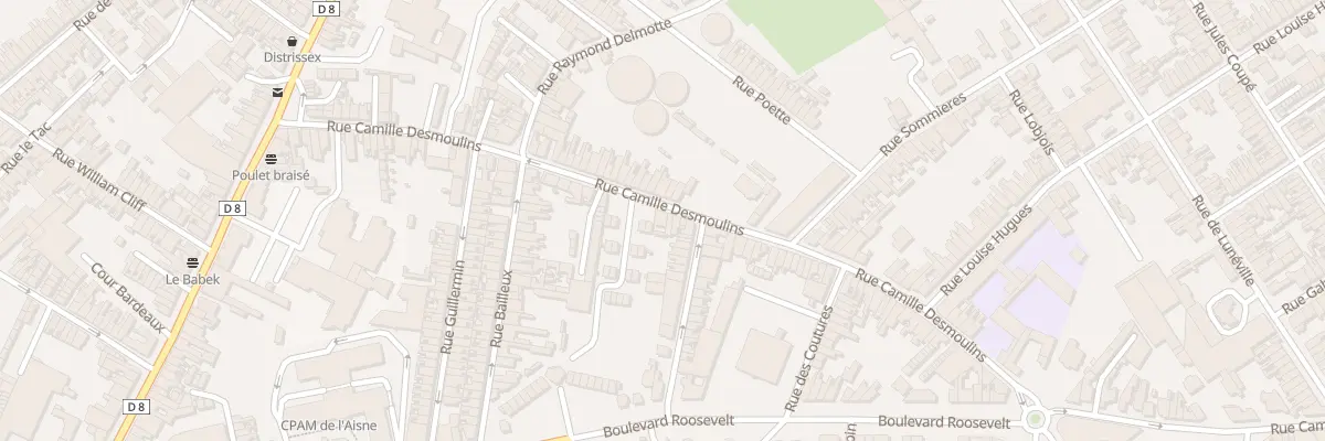 Plan du 48 Rue Camille Desmoulins à Saint-Quentin