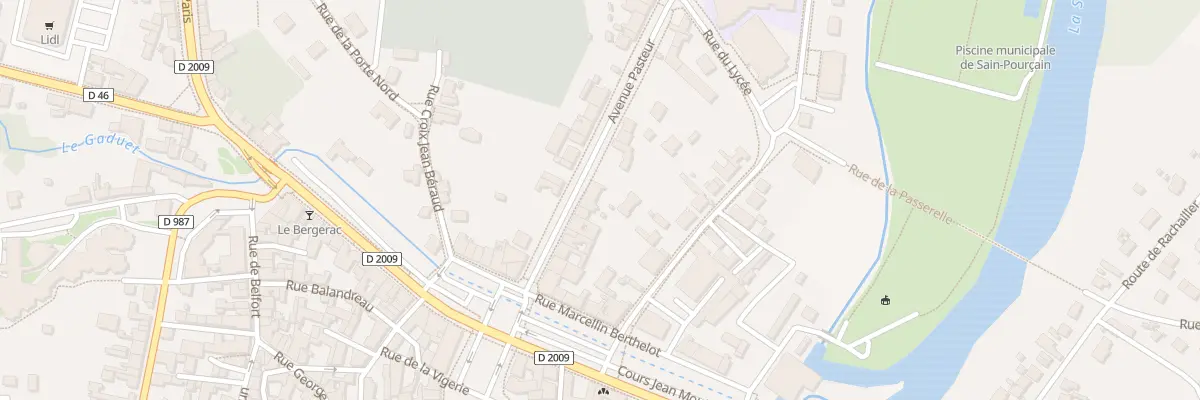 Plan du 28 Av Pasteur à Saint-Pourçain-sur-Sioule