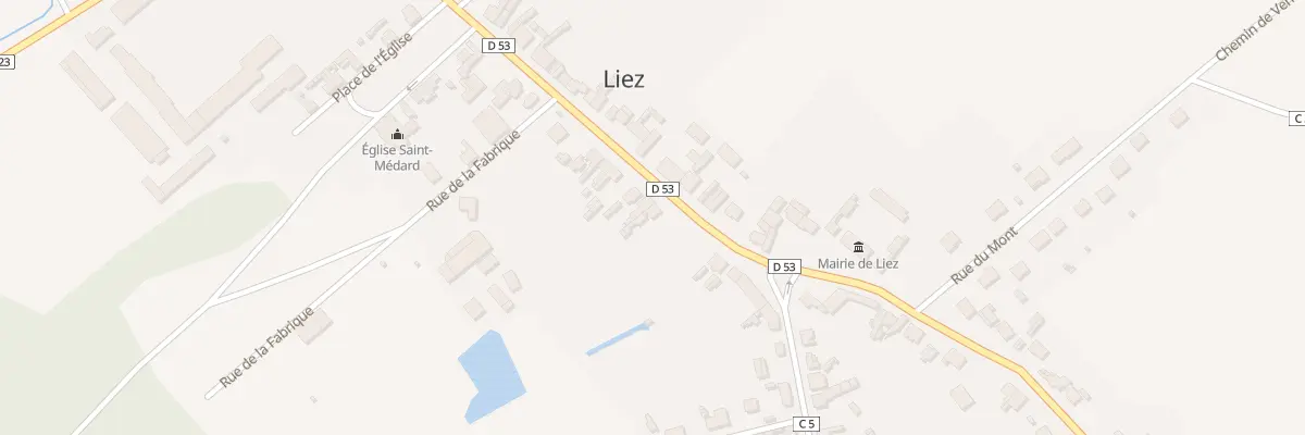 Plan du 8 Rte de Saint-quentin à Liez