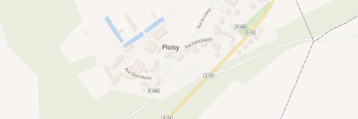 Plan du 311 Rue Saint Martin à Ploisy