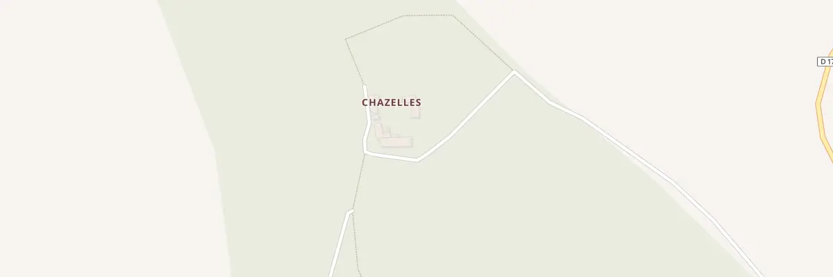 Plan du 1 Chazelles à Bernoy-le-Château