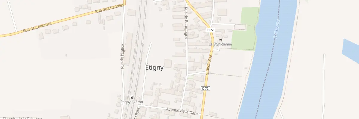 Plan du 19B Rue de Bourgogne à Étigny