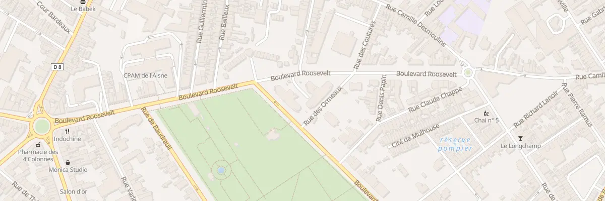 Plan du 1 Rue des Ormeaux à Saint-Quentin