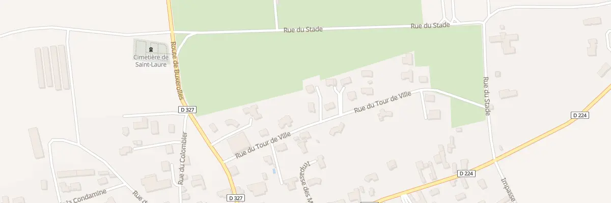 Plan du 7 Rue du Tour de Ville à Saint-Laure