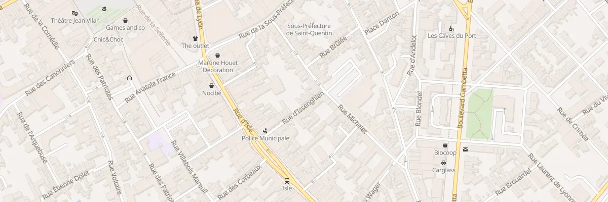 Plan du 17B Rue d’Issenghien à Saint-Quentin