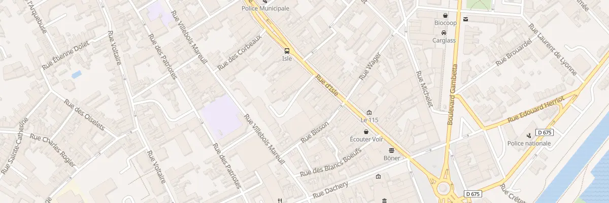 Plan du 70 Rue d’Isle à Saint-Quentin