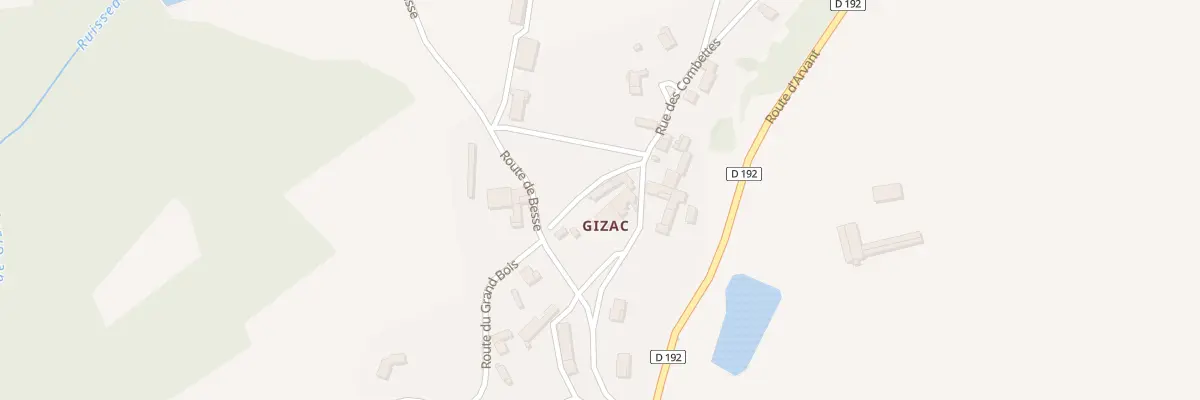 Plan du 5037 Gizac à Saint-Géron