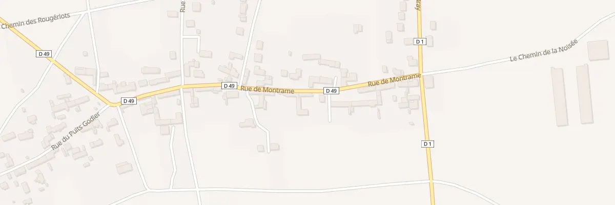 Plan du 11 Rue de Montramé à Soisy-Bouy