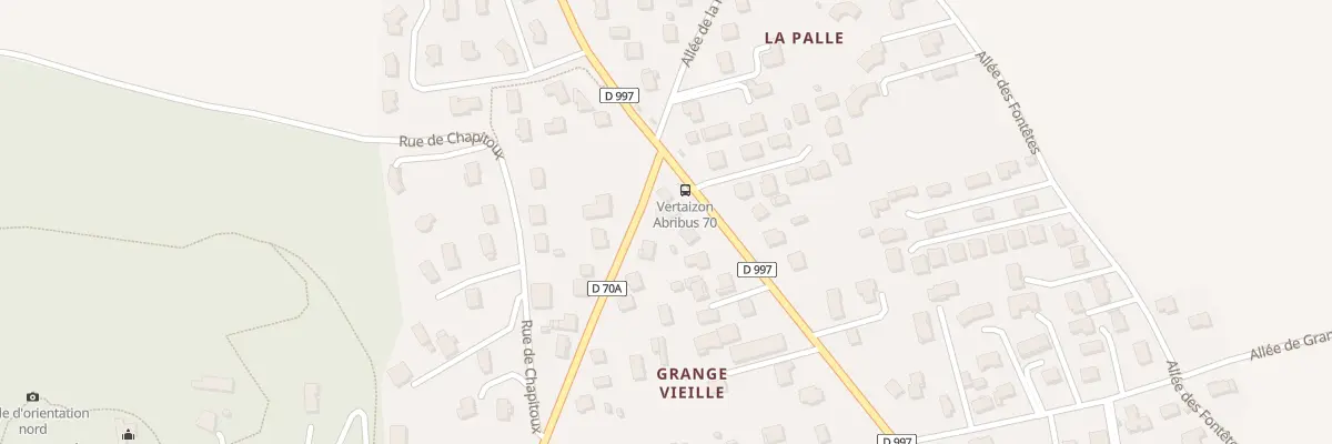 Plan du 2 Av François Mitterrand à Vertaizon