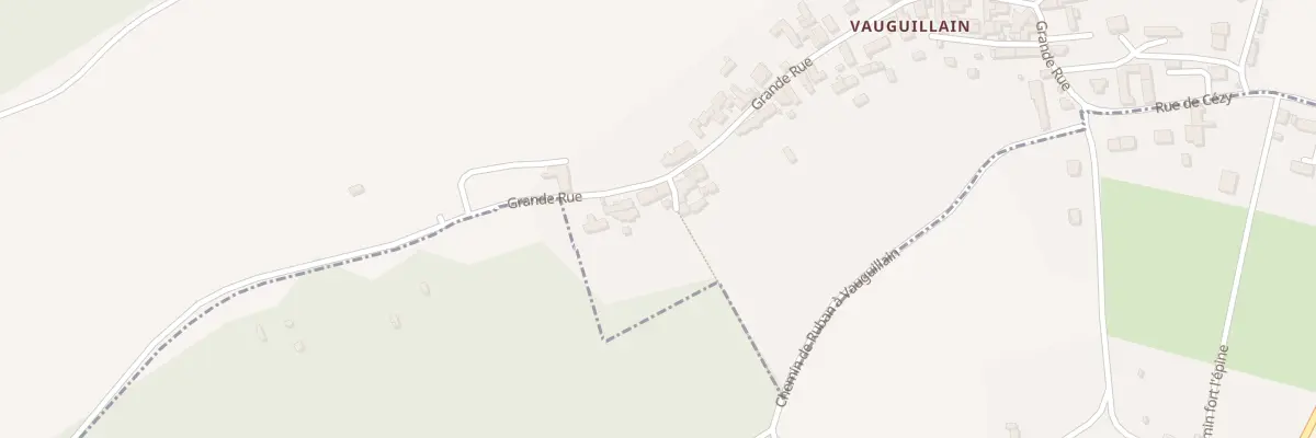 Plan du 45 Rue de Cezy Vauguillain à Saint-Julien-du-Sault