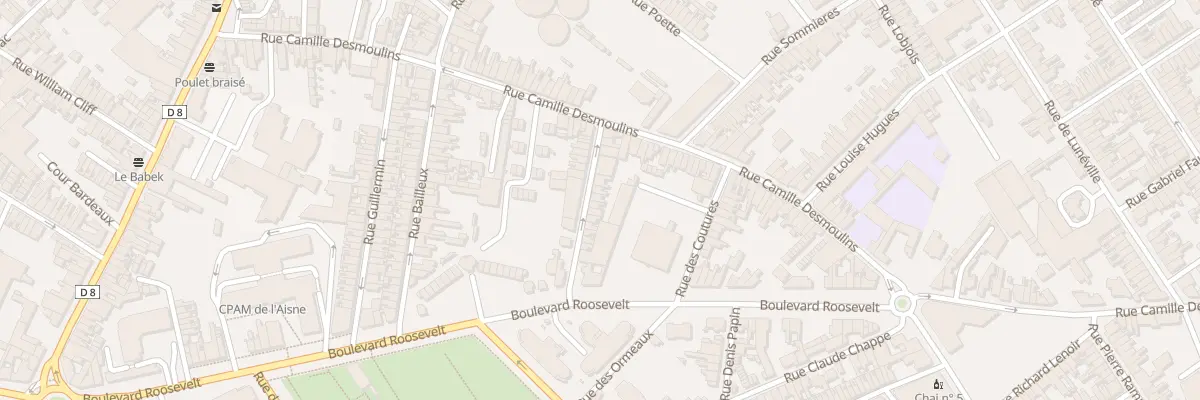 Plan du 18 Rue Gal Legrand Girarde à Saint-Quentin