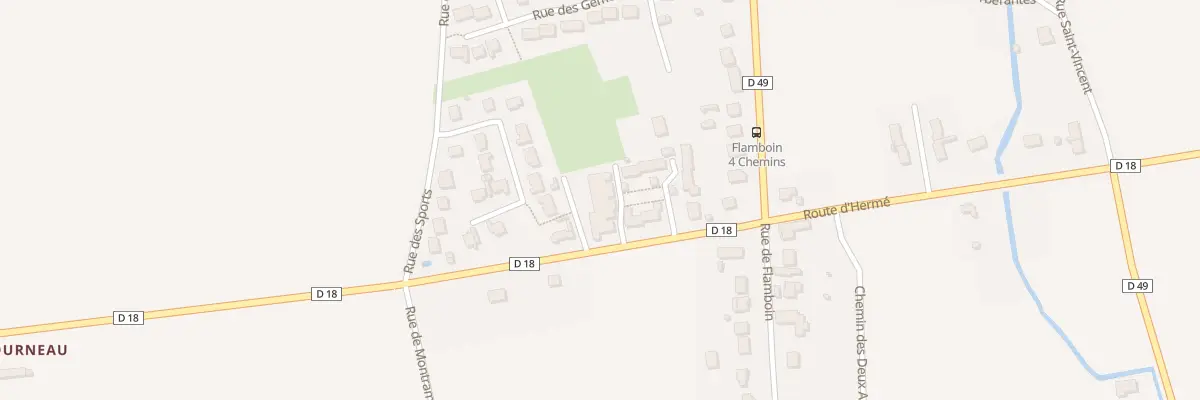 Plan du 36 Rte d’Everly à Gouaix