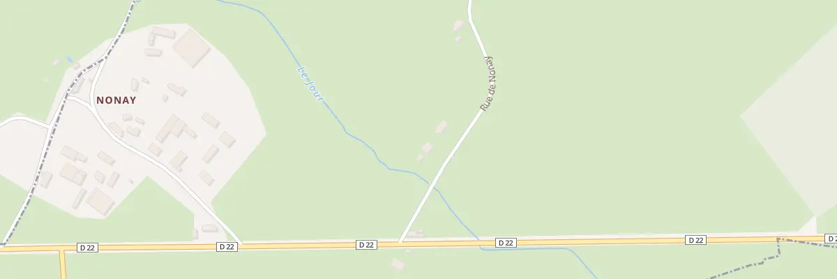 Plan du 3 Nonay à Dornes