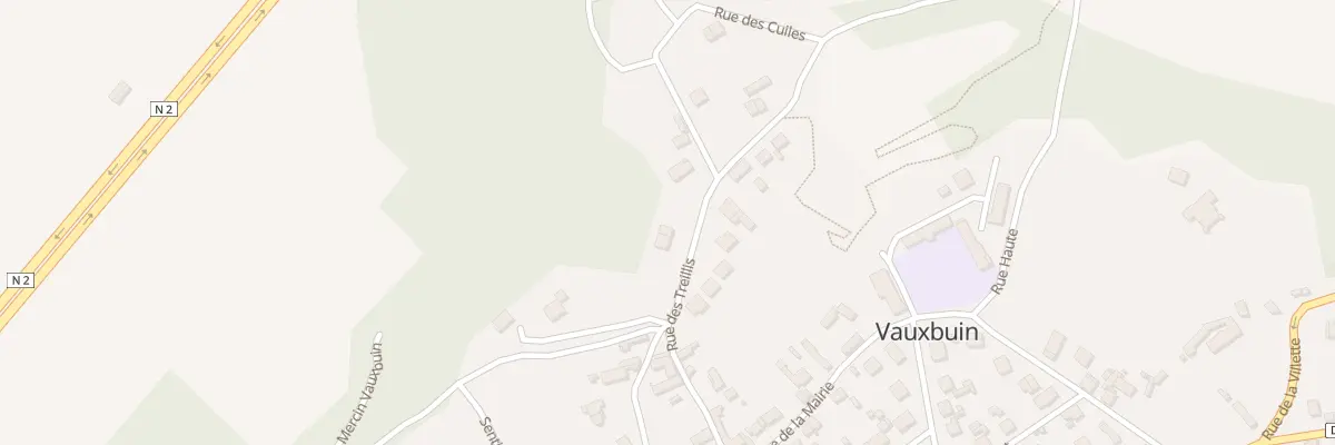 Plan du 205 Rue des Treillis à Vauxbuin