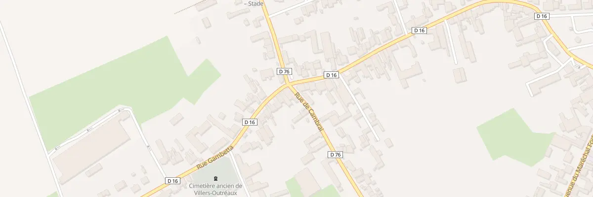 Plan du 20 Rue de Cambrai à Villers-Outréaux