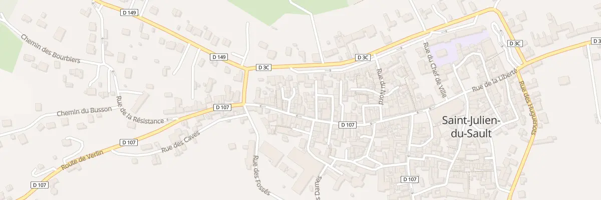 Plan du 42A Rue Notre-Dame à Saint-Julien-du-Sault