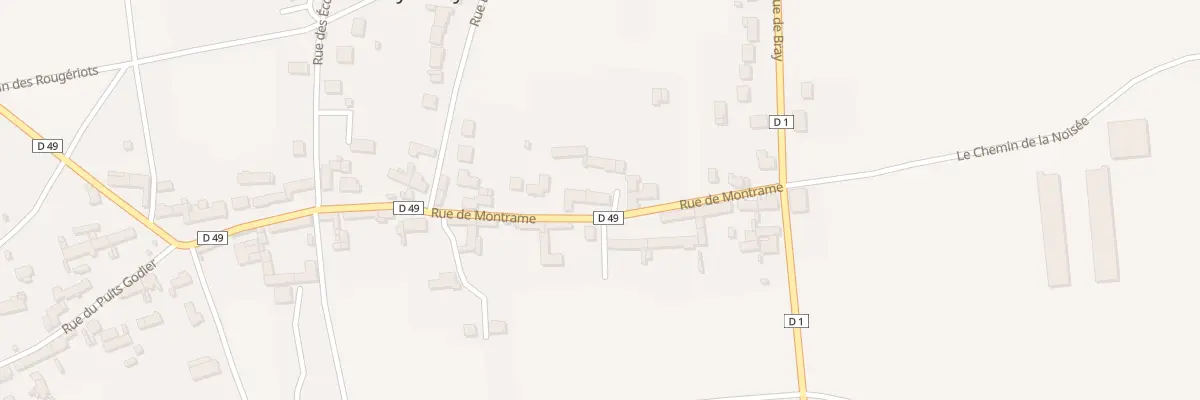 Plan du 16 Rue de Montramé à Soisy-Bouy