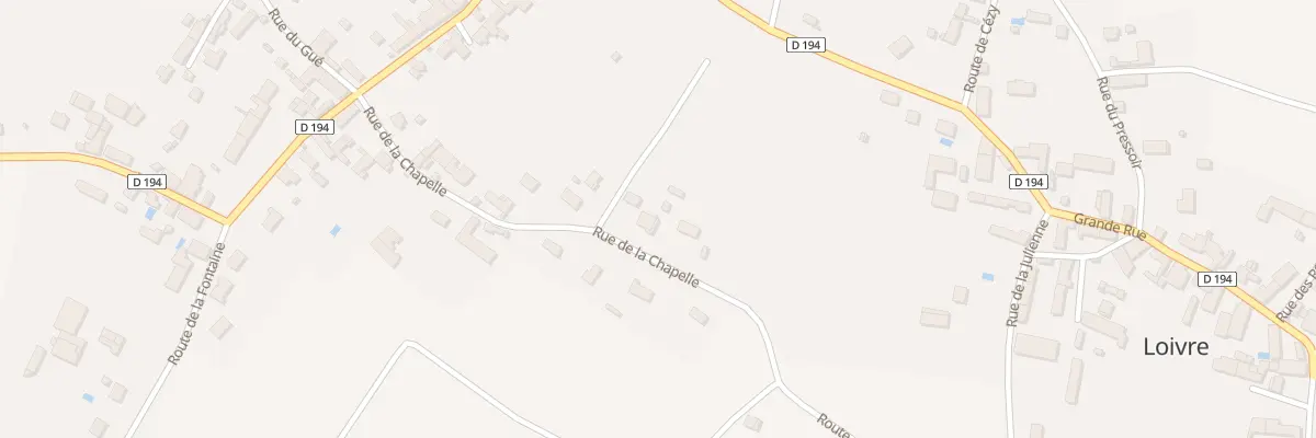 Plan du 13 Rue de la Chapelle à La Celle-Saint-Cyr