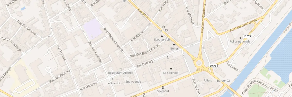 Plan du 28 Rue des Blancs Boeufs à Saint-Quentin