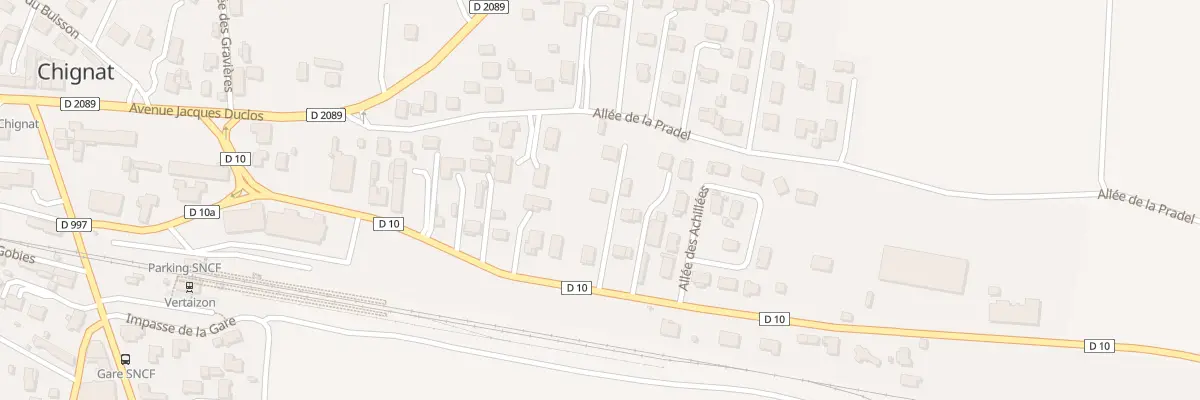 Plan du 45 Av Jean Moulin à Vertaizon