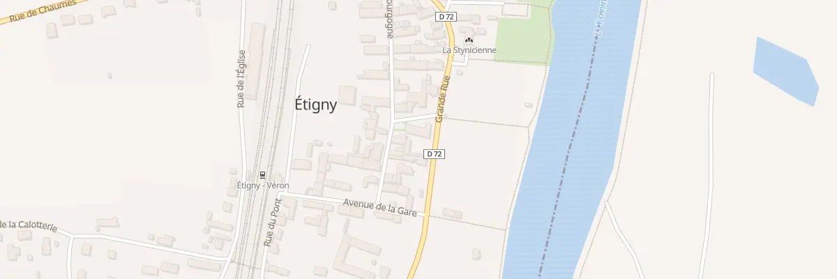 Plan du 11 Gr Grande Rue à Étigny