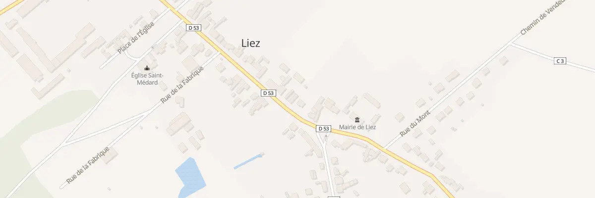 Plan du 5 Rte de Saint-quentin à Liez