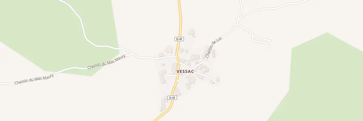 Plan du 5063 Vessac à Saint-André-de-Vézines