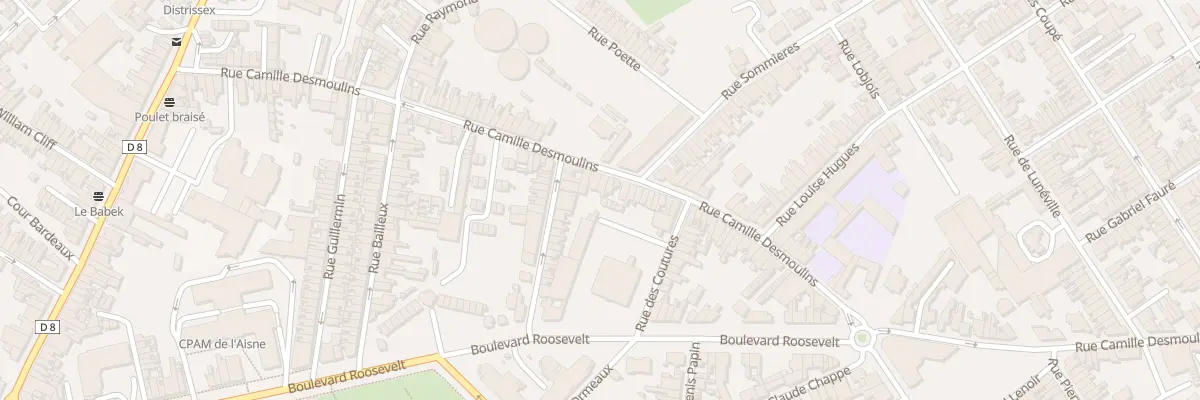 Plan du 68 Rue Camille Desmoulins à Saint-Quentin