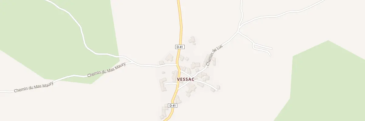 Plan du 5097 Vessac à Saint-André-de-Vézines