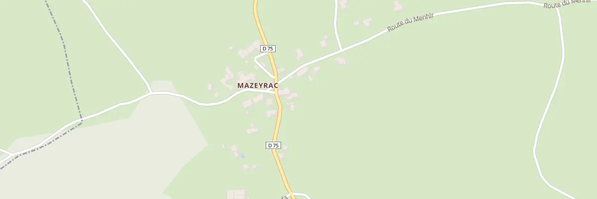 Plan du 5036 Mazeyrac à Saint-Pierre-le-Vieux