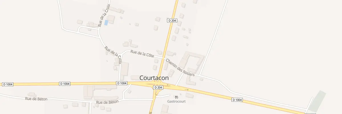 Plan du 1 Che des Rosiers à Courtacon