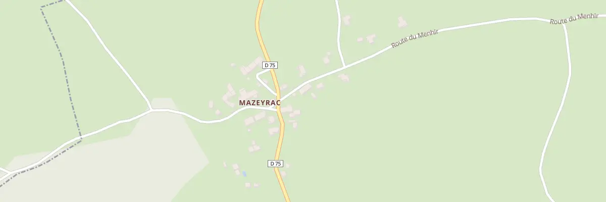 Plan du 5053 Mazeyrac à Saint-Pierre-le-Vieux