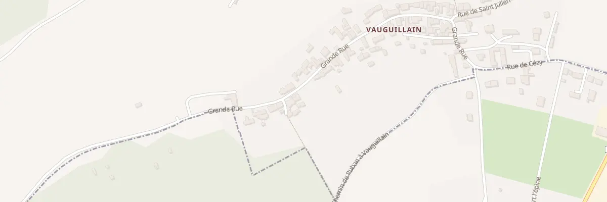 Plan du 39 Rue de Cezy Vauguillain à Saint-Julien-du-Sault