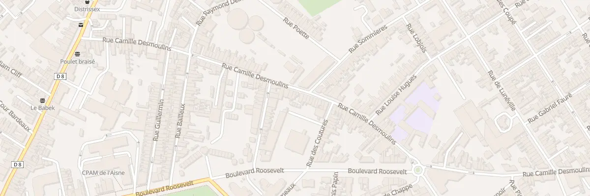 Plan du 70 Rue Camille Desmoulins à Saint-Quentin