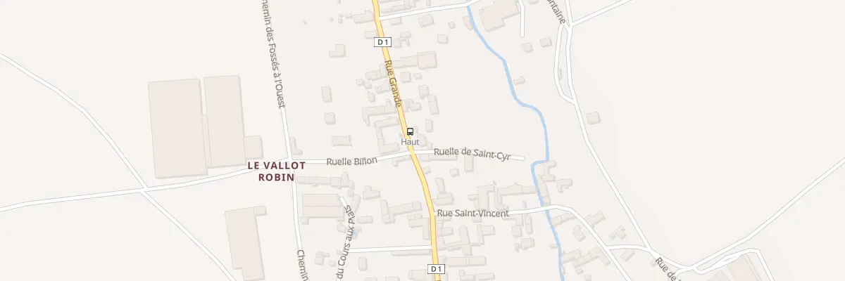 Plan du 62 Rue Grande à Gouaix