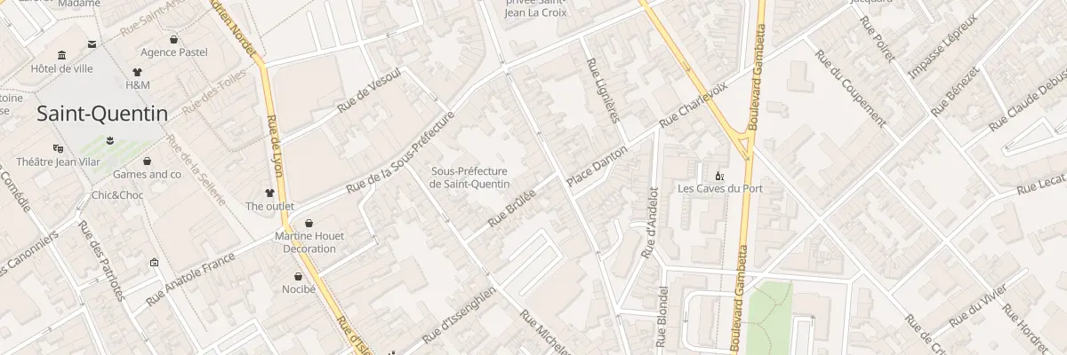Plan du 26 Rue Danton à Saint-Quentin