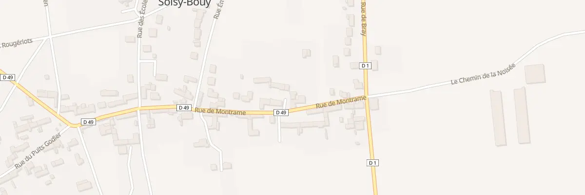 Plan du 10 Rue de Montramé à Soisy-Bouy