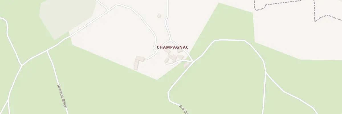 Plan du 5033 Champagnac à Mercœur
