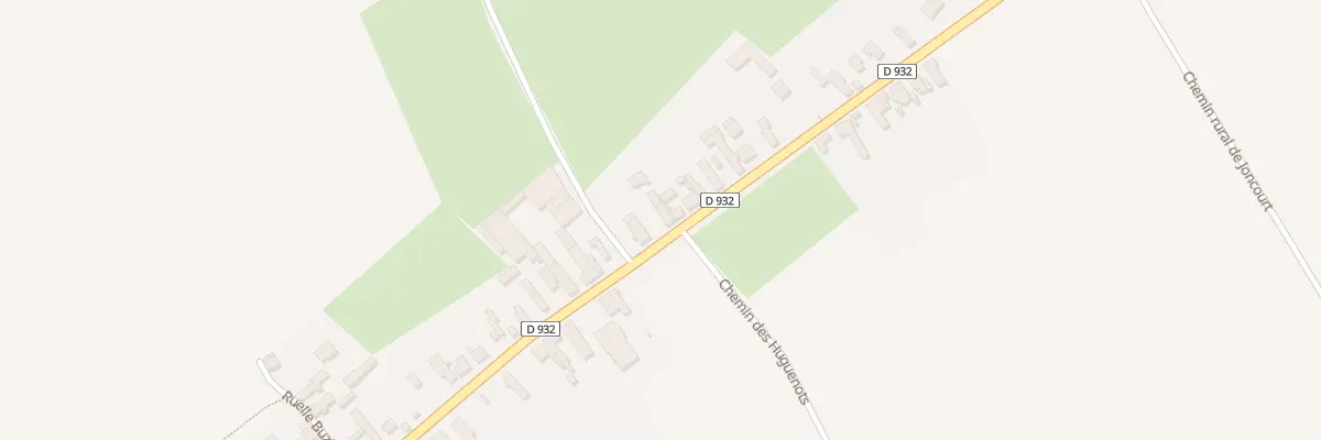 Plan du 90 Rue La Chaussee Brunehaut à Estrées