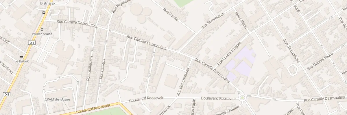 Plan du 72 Rue Camille Desmoulins à Saint-Quentin