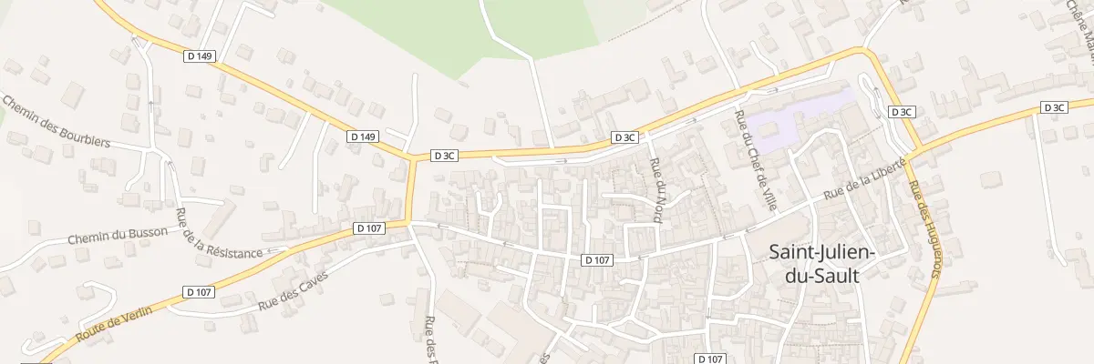 Plan du 8 Vc Hubert à Saint-Julien-du-Sault