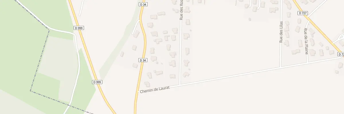 Plan du 16 Rue des Roses à Parentignat