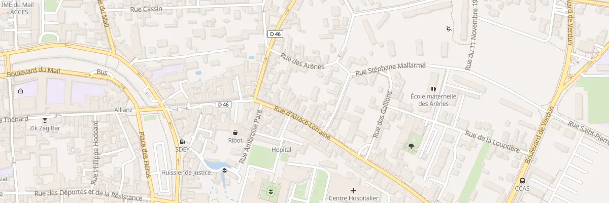 Plan du 49 Rue d’Alsace-lorraine à Sens