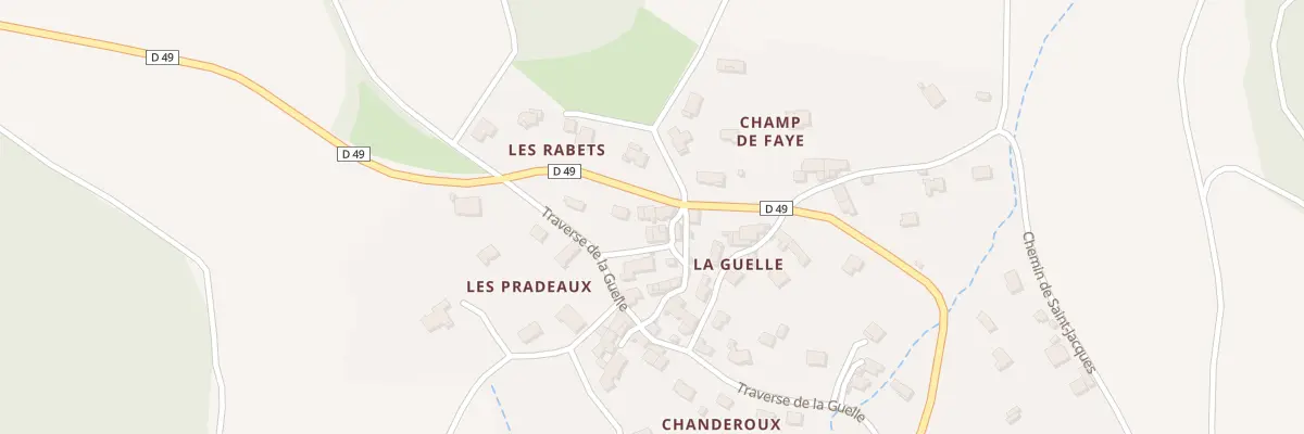 Plan du 5615 La Guelle à Saint-Babel