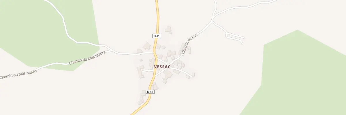 Plan du 5175 Vessac à Saint-André-de-Vézines