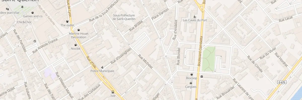 Plan du 54 Rue Danton à Saint-Quentin