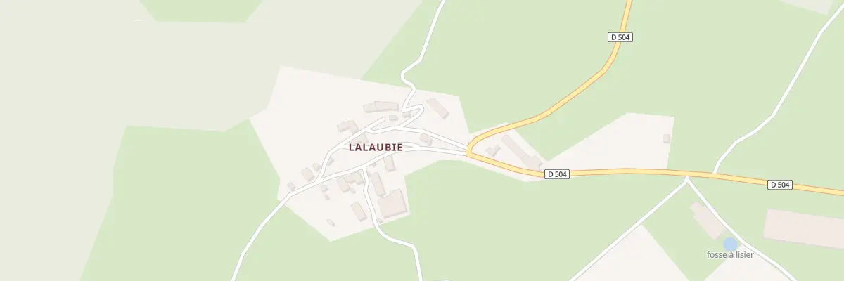 Plan du 5068 Lalaubie à Clavières