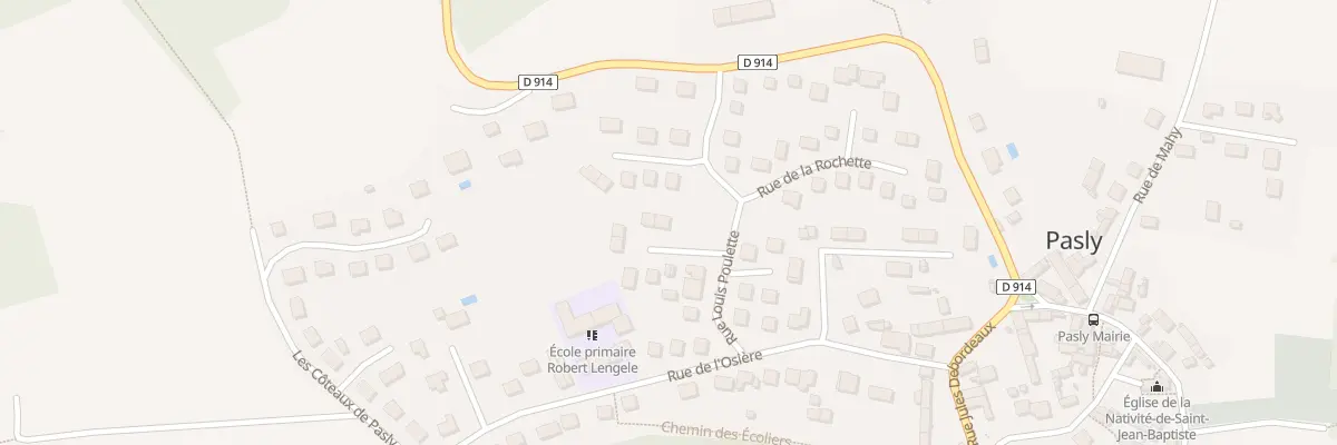 Plan du 1 Rue du Voinin à Pasly
