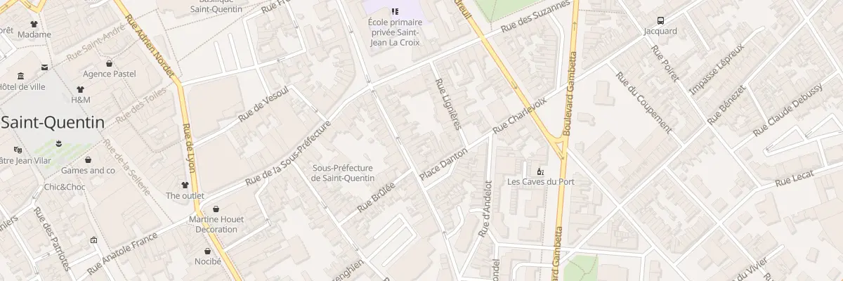 Plan du 17 Rue Danton à Saint-Quentin