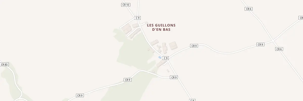 Plan du 109 Les Guillons d’En Bas à Lainsecq